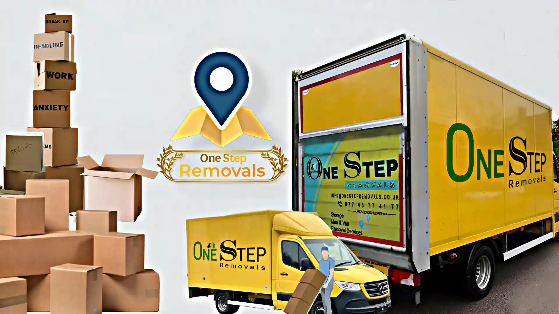 Read more about the article Man and Van Wembley – Book One Step Removals Online Today for Quick, Local Moves